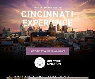 Cincinnatiexperience.com(Explore Cincinnati) Screenshot