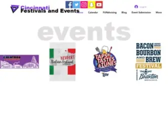 Cincinnatifestivalsandevents.com(Calendar) Screenshot