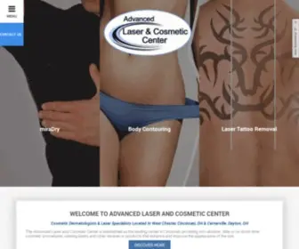 Cincinnatilasercenter.com(Advanced Laser and Cosmetic Center) Screenshot