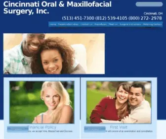 Cincinnatioms.com(Oral Surgery) Screenshot