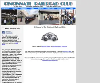 Cincinnatirrclub.org(The Cincinnati Railroad Club) Screenshot