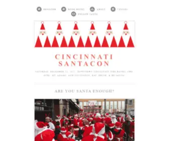 Cincinnatisantacon.com(Cincinnati SantaCon) Screenshot