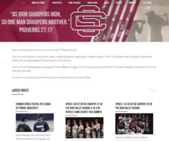 Cincinnatispikes.com(Cincinnati Spikes) Screenshot