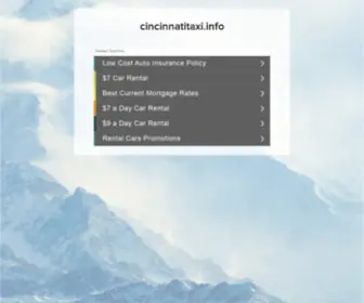 Cincinnatitaxi.info(About Cincinnati Taxi) Screenshot