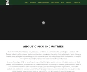 Cinco-IND.com(Cinco Industries) Screenshot