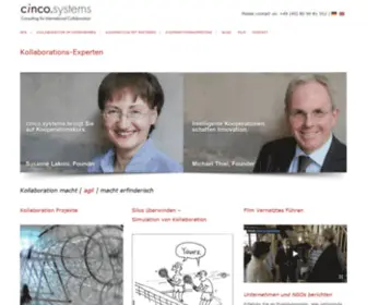 Cinco-SYstems.de(Kooperationsmanagement im Unternehmen und mit externen Partnern) Screenshot