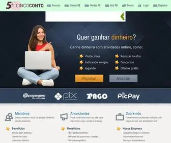 Cincoconto.com.br(É R$ na conta) Screenshot