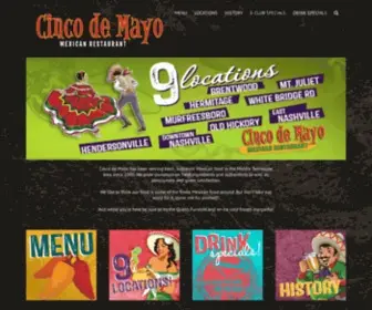 Cincodemayomexicanrestaurant.com(Just another WordPress site) Screenshot