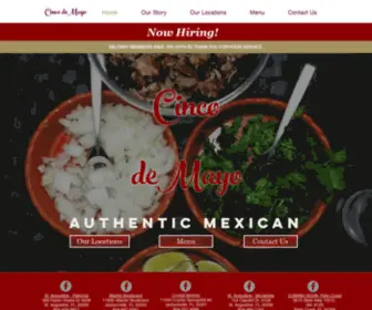 Cincodemayomx.com(Cinco de Mayo) Screenshot