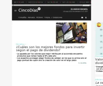 Cincodias.es(Cinco Días) Screenshot