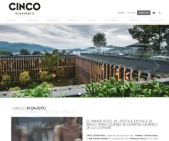 Cincorodavento.com(Hotel) Screenshot