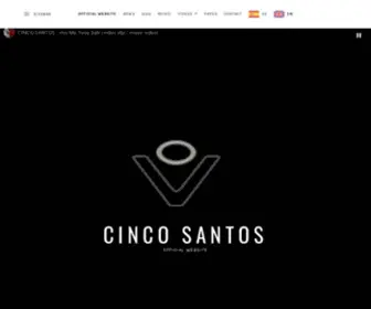 Cincosantos.com(Cinco Santos) Screenshot