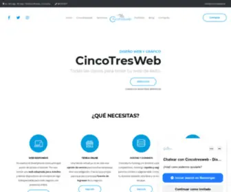 Cincotresweb.es(Diseño Web y Gráfico) Screenshot