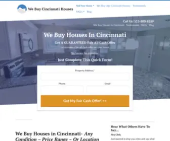 Cincy-Invest.com(Sell My House Fast Cincinnati OH) Screenshot