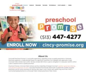 Cincy-Promise.org(Cincinnati Preschool Promise) Screenshot