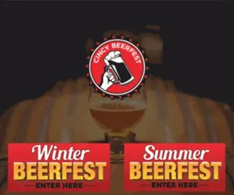 Cincybeerfest.com(Cincy Winter Beerfest) Screenshot