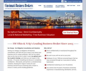 Cincybizbroker.com(Cincinnati Business Brokers) Screenshot