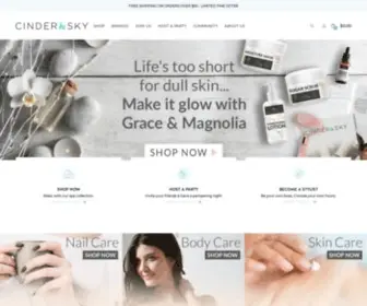 Cinderandsky.com(Skin Care Products) Screenshot