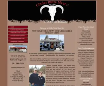 Cinderbuttemeat.com(Cinder Butte Meat Company) Screenshot