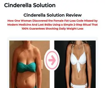 Cinderellasolution.life(Cinderella Solution Diet) Screenshot