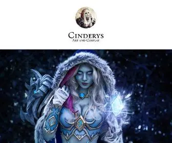 Cinderys.com(Art and Cosplay) Screenshot