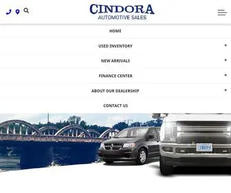 Cindoraautosales.ca(Cindora Auto Sales We Finance) Screenshot