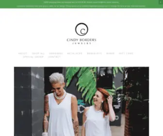 Cindybordersjewelry.com(Cindy Borders Jewelry) Screenshot