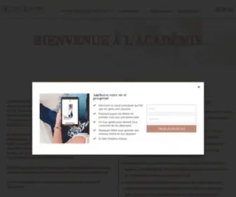 Cindydipietro.com(Académie Guichet Illimité) Screenshot