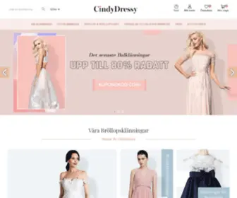 Cindydressy.se(Billiga Balklänningar) Screenshot