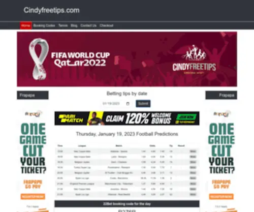 Cindyfreetips.com(Everything sporty) Screenshot