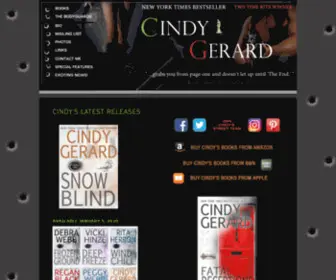 Cindygerard.com(Cindy Gerard) Screenshot