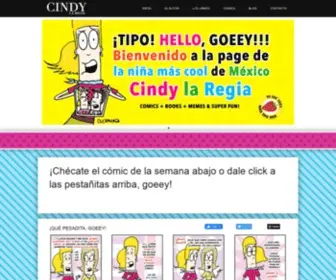 Cindylaregia.com(Cindy la Regia por Ricardo Cucamonga) Screenshot