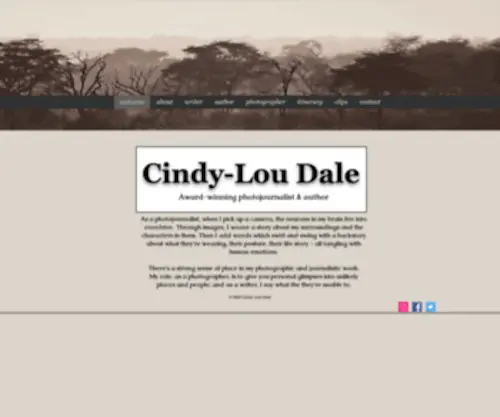 Cindyloudale.com(Photojournalist) Screenshot