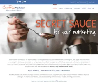 Cindyreedmarketer.com(Our irresistible secret sauce for brand building) Screenshot