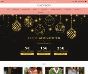 Cindyrosy.com(Create an Ecommerce Website and Sell Online) Screenshot