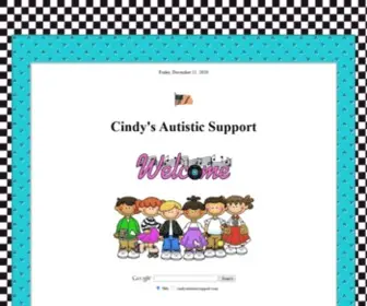Cindysautisticsupport.com(Cindy's Autistic Support) Screenshot