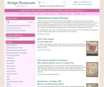 Cindysthrows.com(Wall Tapestries) Screenshot