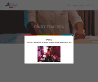 Cindythaispa.co.za(Cindy Thai Spa) Screenshot