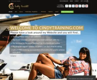 Cindytraining.com(Personal Trainer Zurich) Screenshot