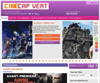 Cine-CapVert.fr(Site officiel du quetigny) Screenshot