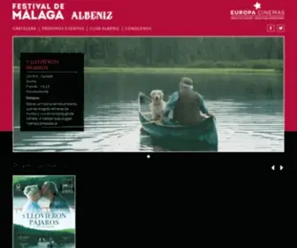 Cinealbeniz.com(Albéniz) Screenshot