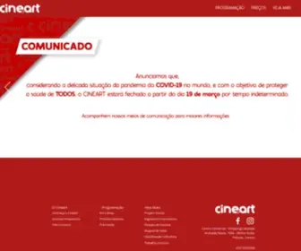 Cineartpelotas.com.br(CineArt Pelotas) Screenshot