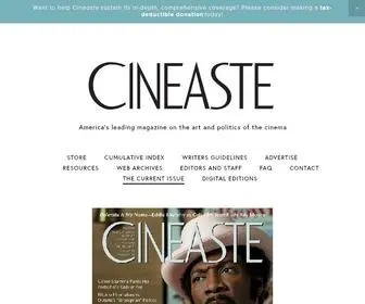 Cineaste.com(Cineaste Magazine) Screenshot