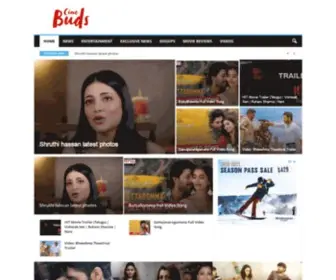 Cinebuds.com(Destination for Movie News) Screenshot