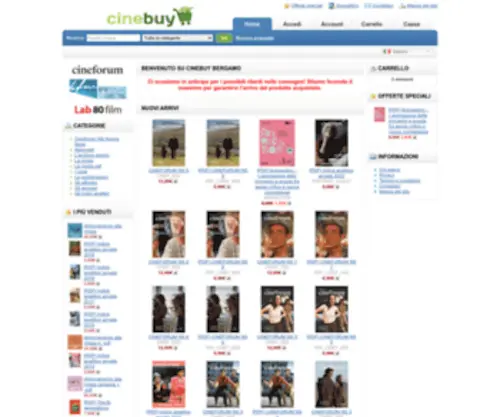 Cinebuy.com(Shop FIC) Screenshot