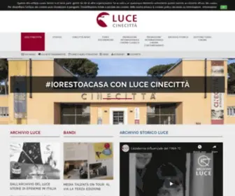 Cinecitta.com(Luce Cinecittà) Screenshot