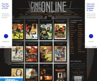 Cineclasiconline.com(Buscador e indexador de peliculas online en castellano) Screenshot