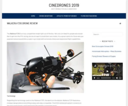 Cinedrones.net(Aerial Media Systems) Screenshot
