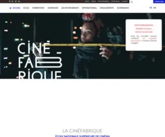 Cinefabrique.fr(La CinéFabrique) Screenshot
