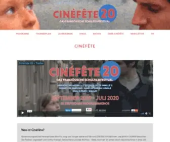 Cinefete.de(Cinéfête) Screenshot